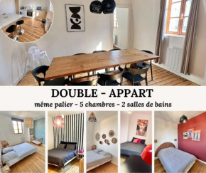 Double appartement jusqu'à 14 personnes en hypercentre de Berck-Plage